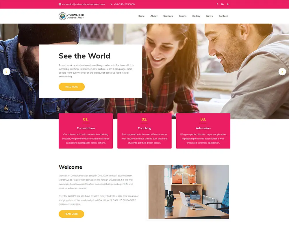 Representative work example